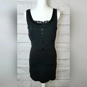 American Eagle Black Tuxedo Mini Dress Size Small